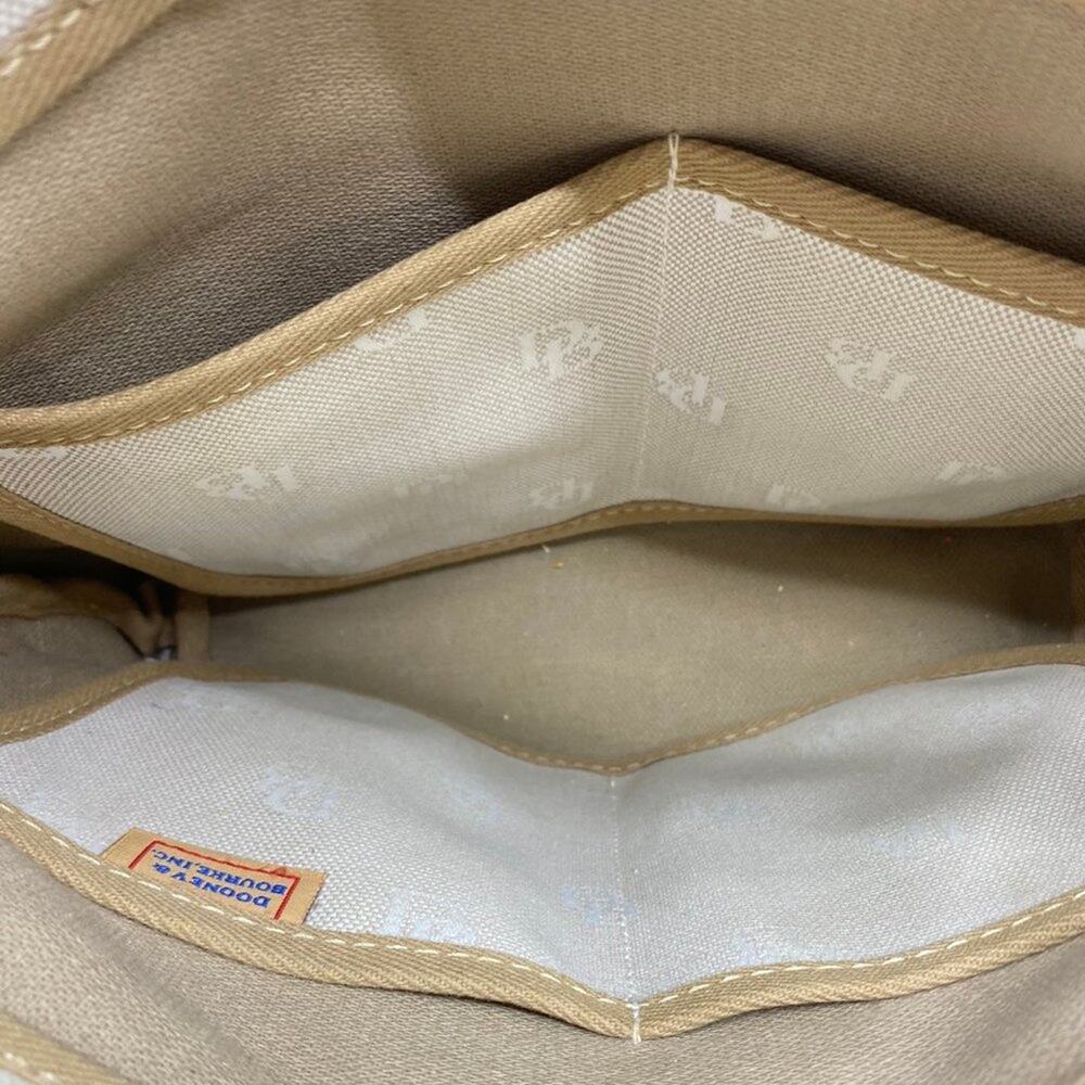 Dooney & Bourke M Tan Jcquard Fabric Shoulder Bag - Picture 10 of 10